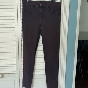 Plum high rise jeans